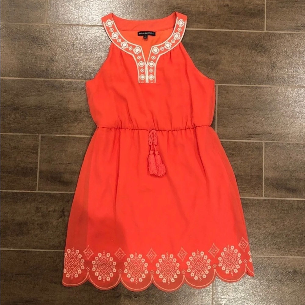 VERY pretty coral girls dress from Macy’s!